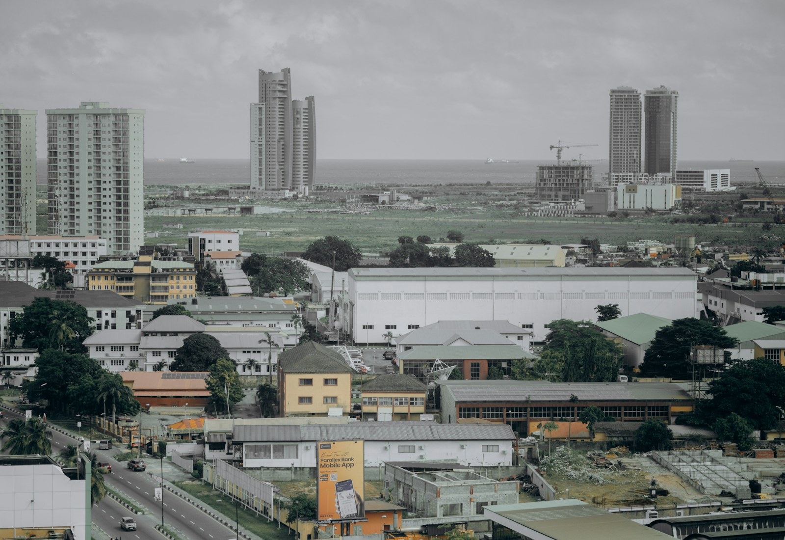 Contemporary office towers in Lagos, Nigeria